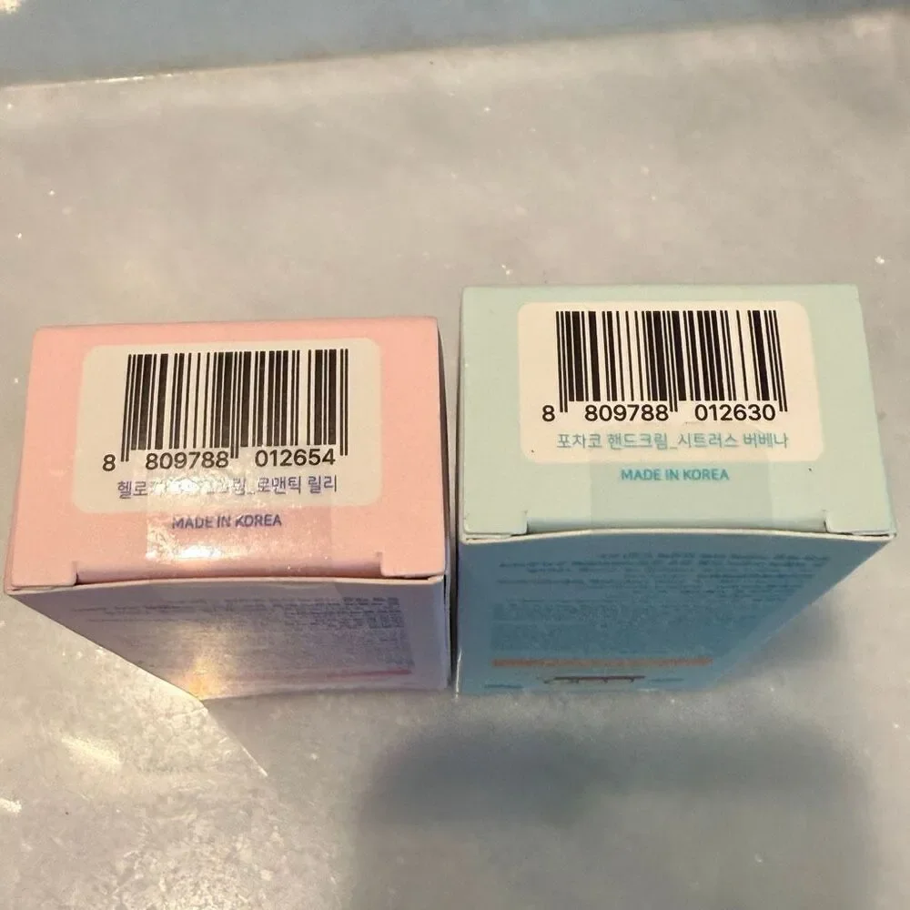 NWT Korean Sanrio Ponchacco Citrus Verbena Hello Kitty Romantic Lily Hand Cream